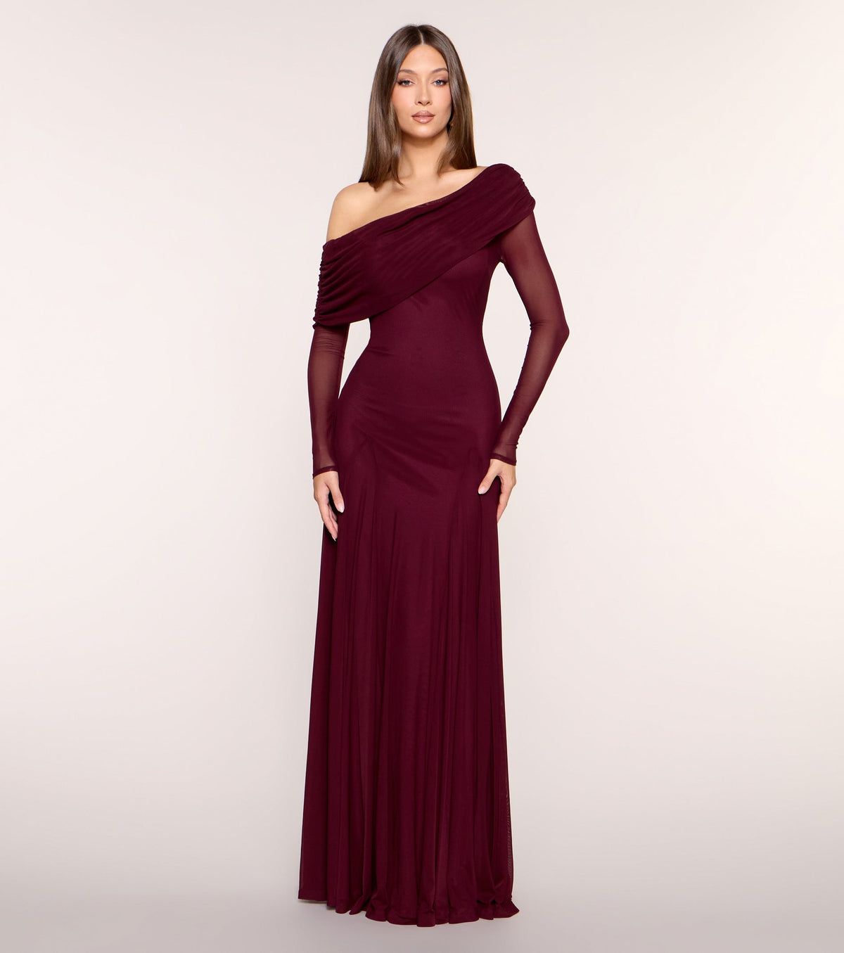 Adela One Shoulder A-Line Formal Dress