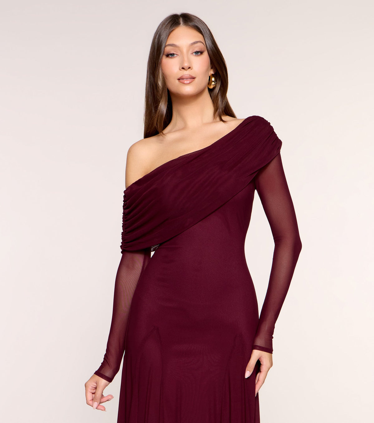 Adela One Shoulder A-Line Formal Dress