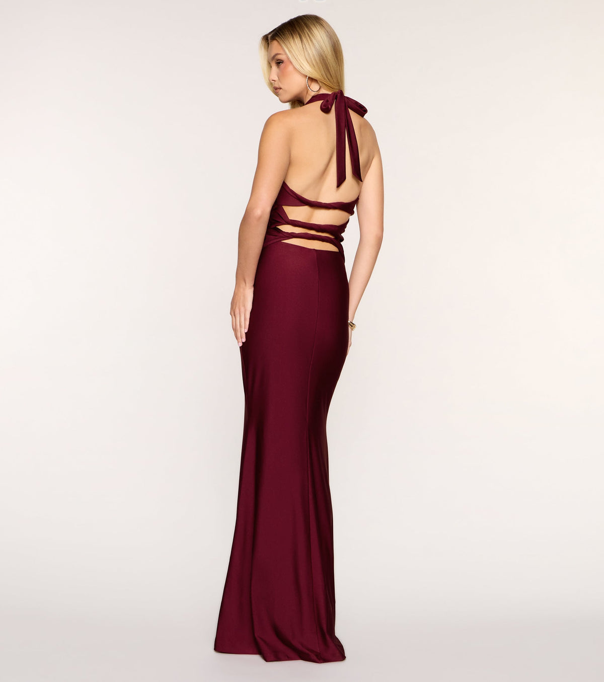 Cosima Plunge V Ruched Mermaid Formal Dress