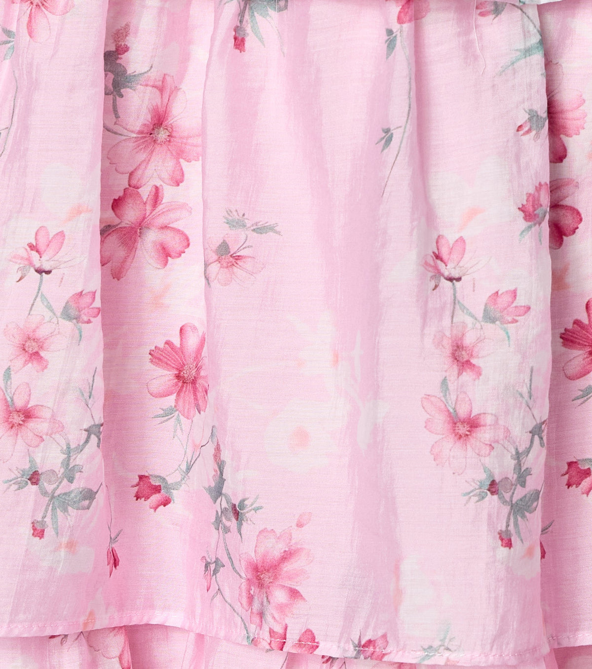 RSVP In Bloom Floral Ruffle Midi Dress