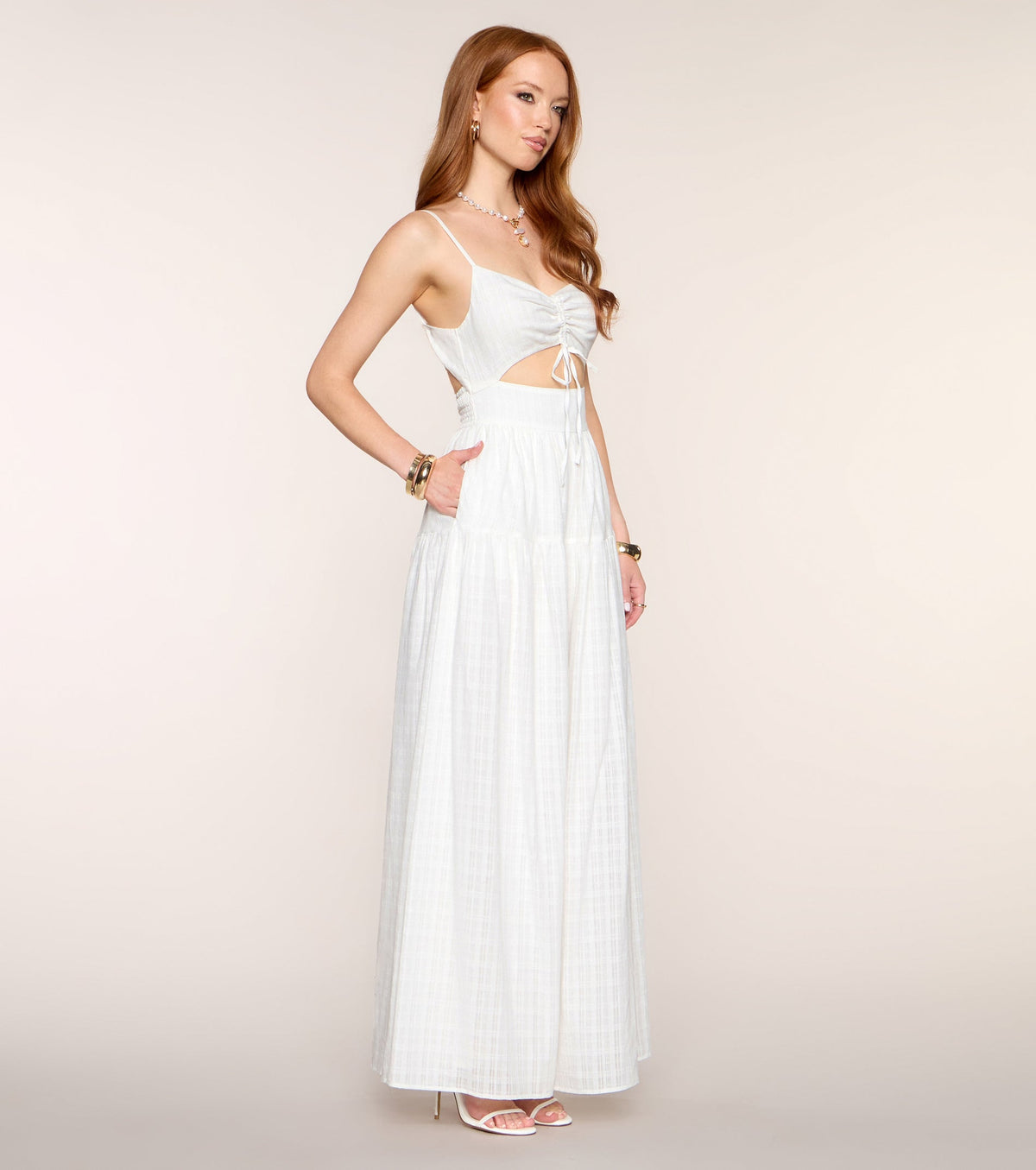 Flirty Chic Cutout Maxi Dress