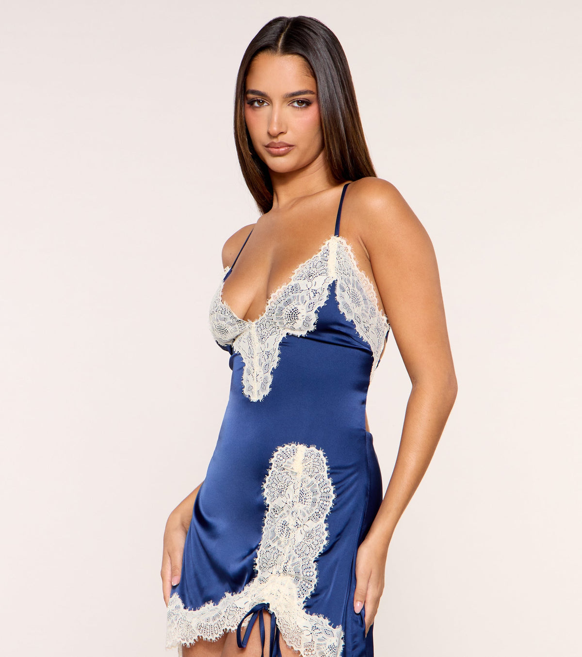 Not So Innocent Satin Mini Dress