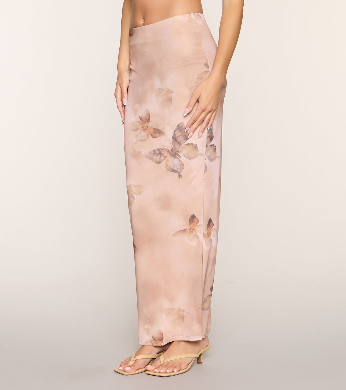 Butterfly Kisses Mesh Maxi Skirt
