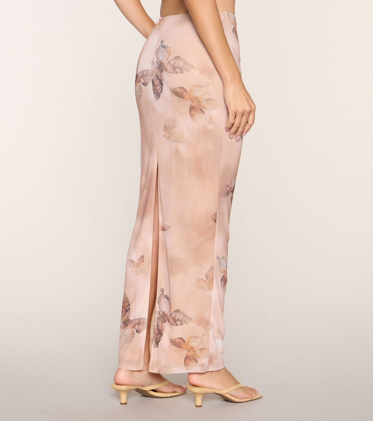 Butterfly Kisses Mesh Maxi Skirt