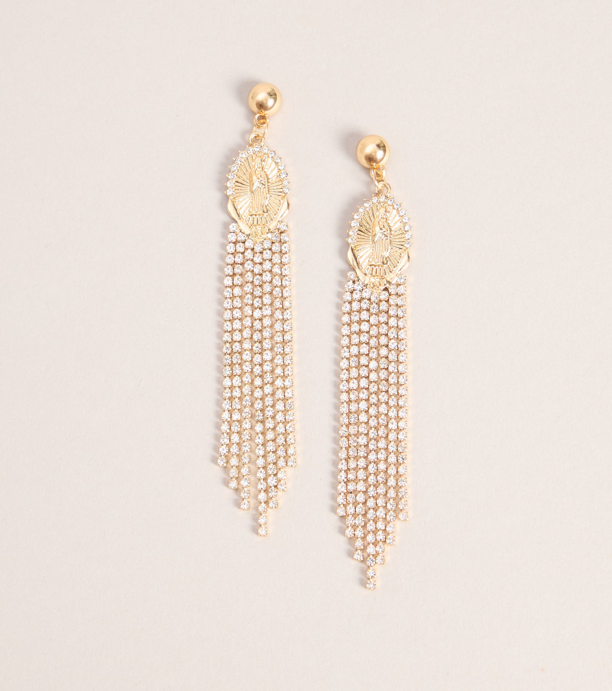 Heavenly Entrance Rhinestone Earrings