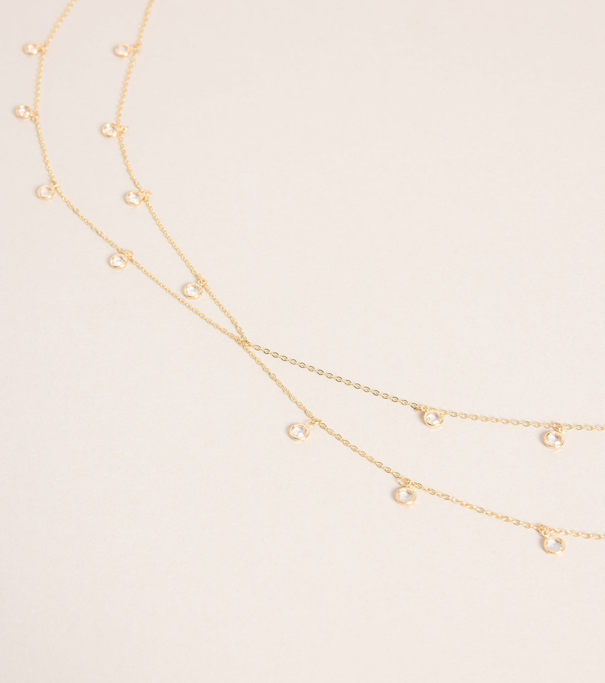 Pretty Shine Layered Stone Belly Chain