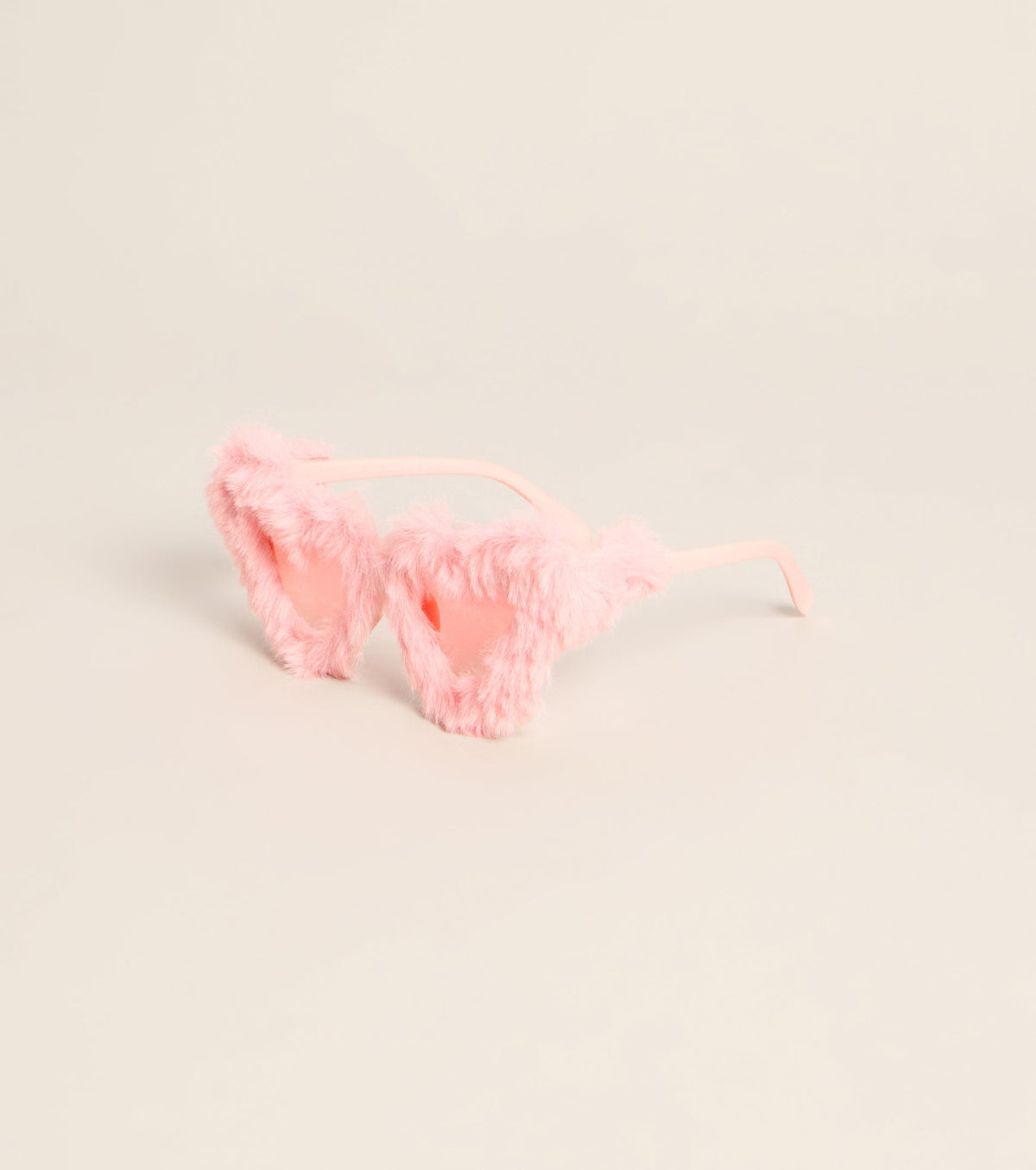 Love at First Look Faux Fur Heart Sunglasses