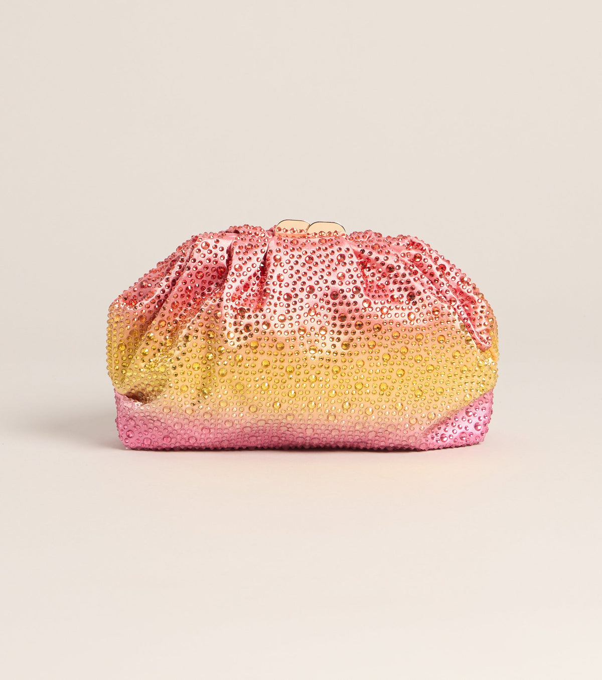 Pretty Glow Moment Ombre Satin Clutch