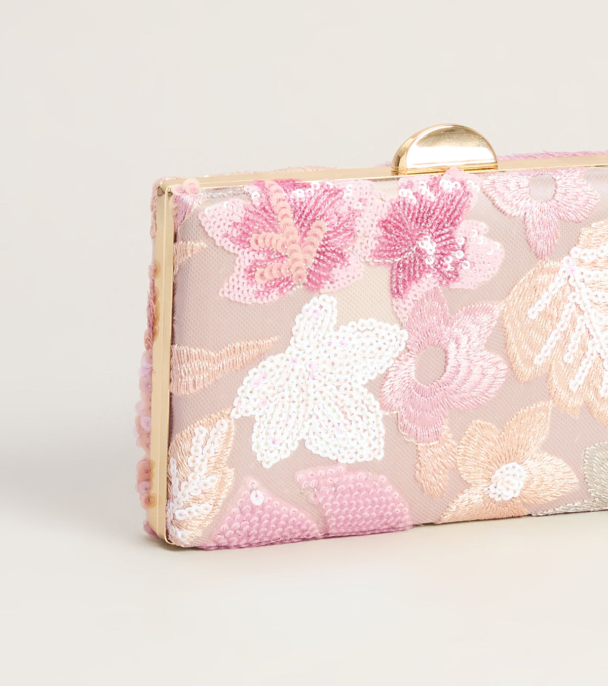 Garden Party Glam Floral Clutch