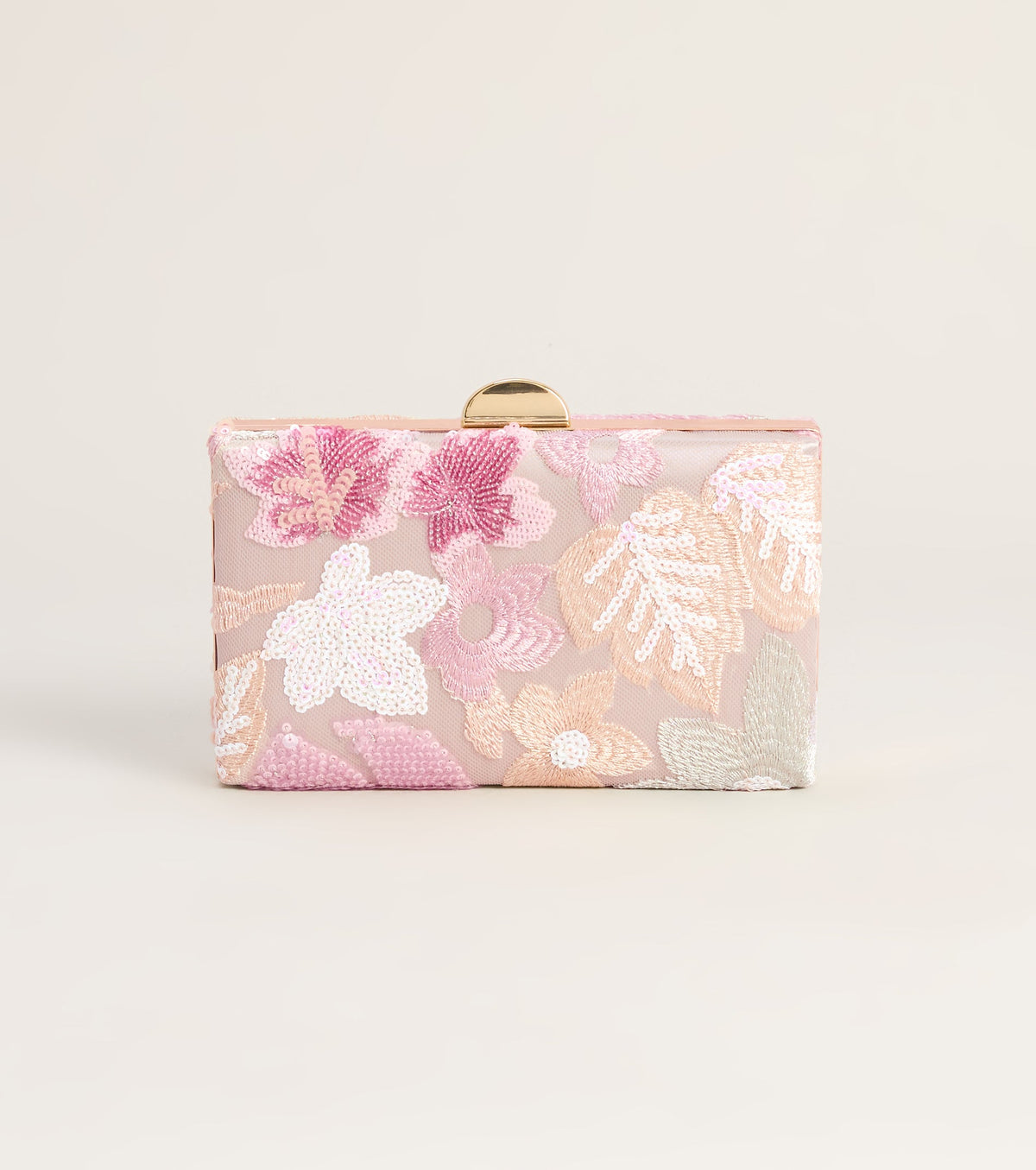 Garden Party Glam Floral Clutch