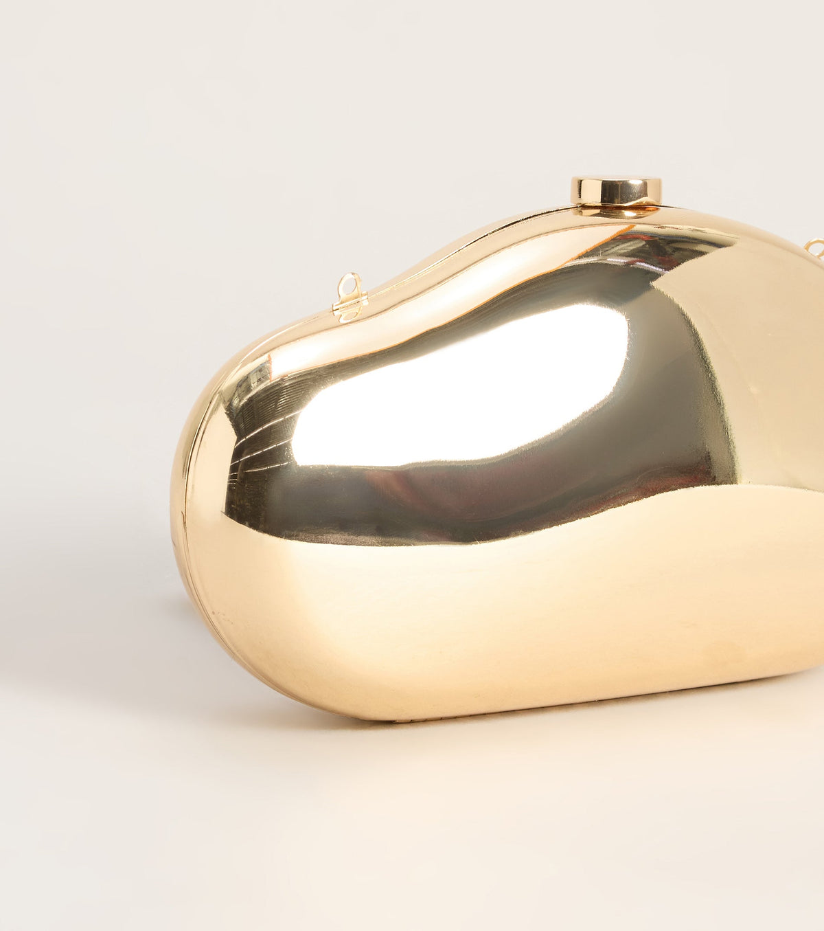 Sleek Sculptural Hardcase Clutch