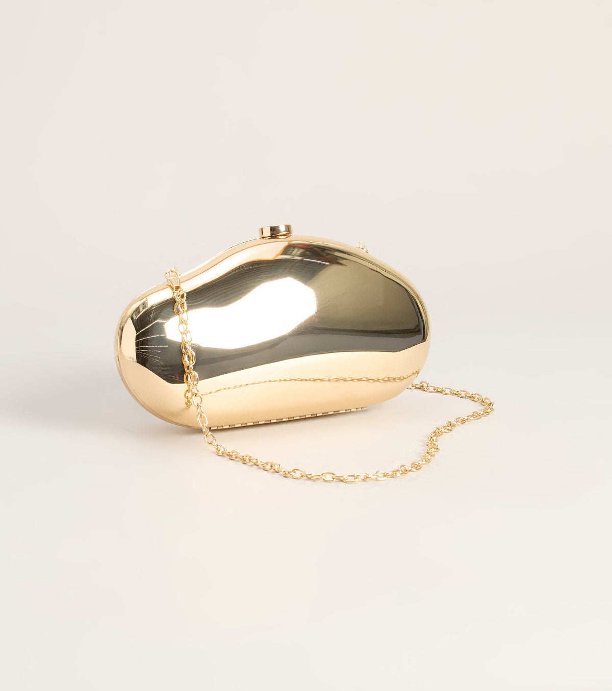 Sleek Sculptural Hardcase Clutch