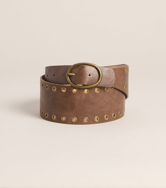 Coffee Run Rebel Eyelet Belt