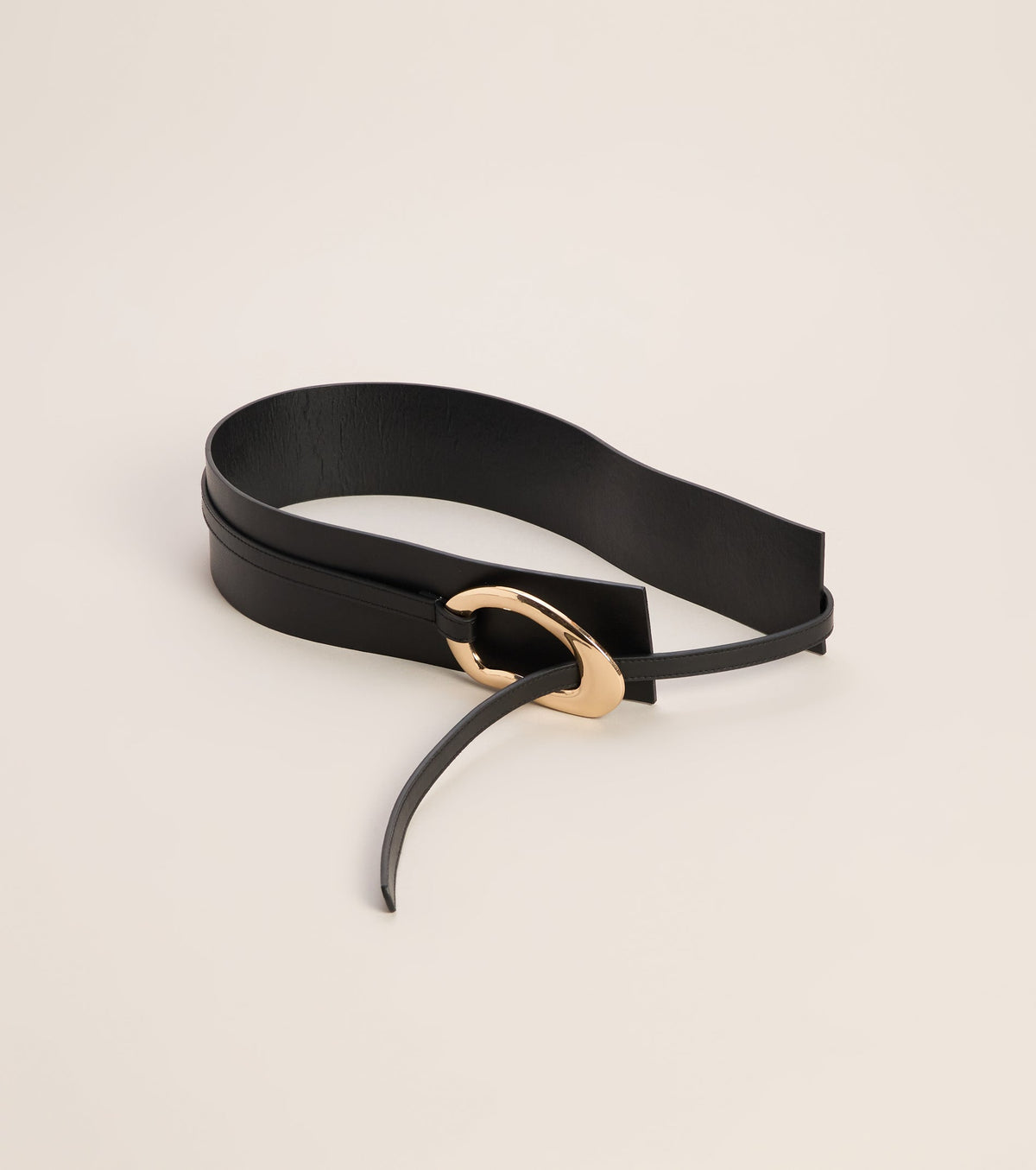 Chic Definition Double-Strap Faux Leather Belt