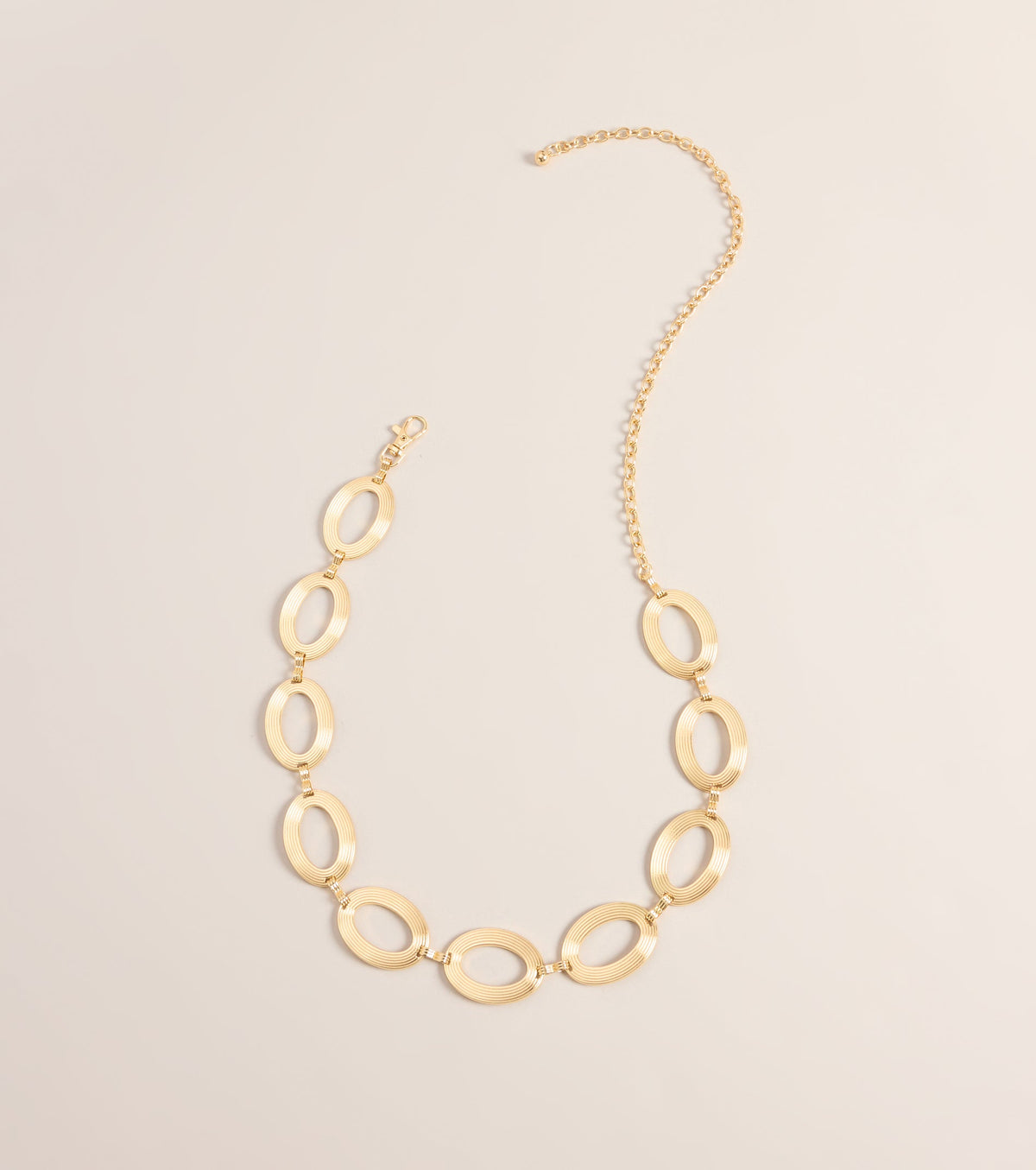 Styling Obsession Oval Chain-Link Belt