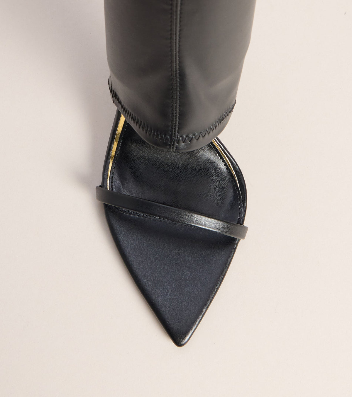 Curve Appeal Sock Cutout Stiletto Heels
