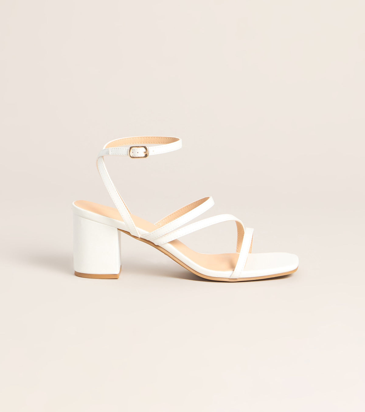 Dress Code Strappy Block Heels