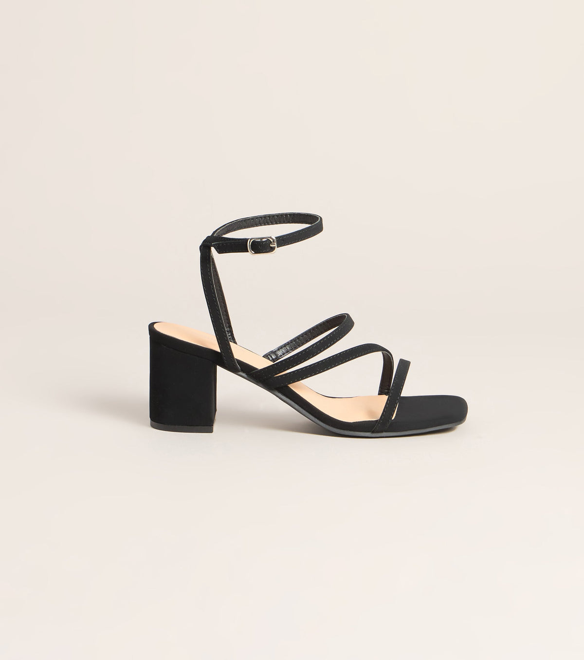 Dress Code Strappy Block Heels