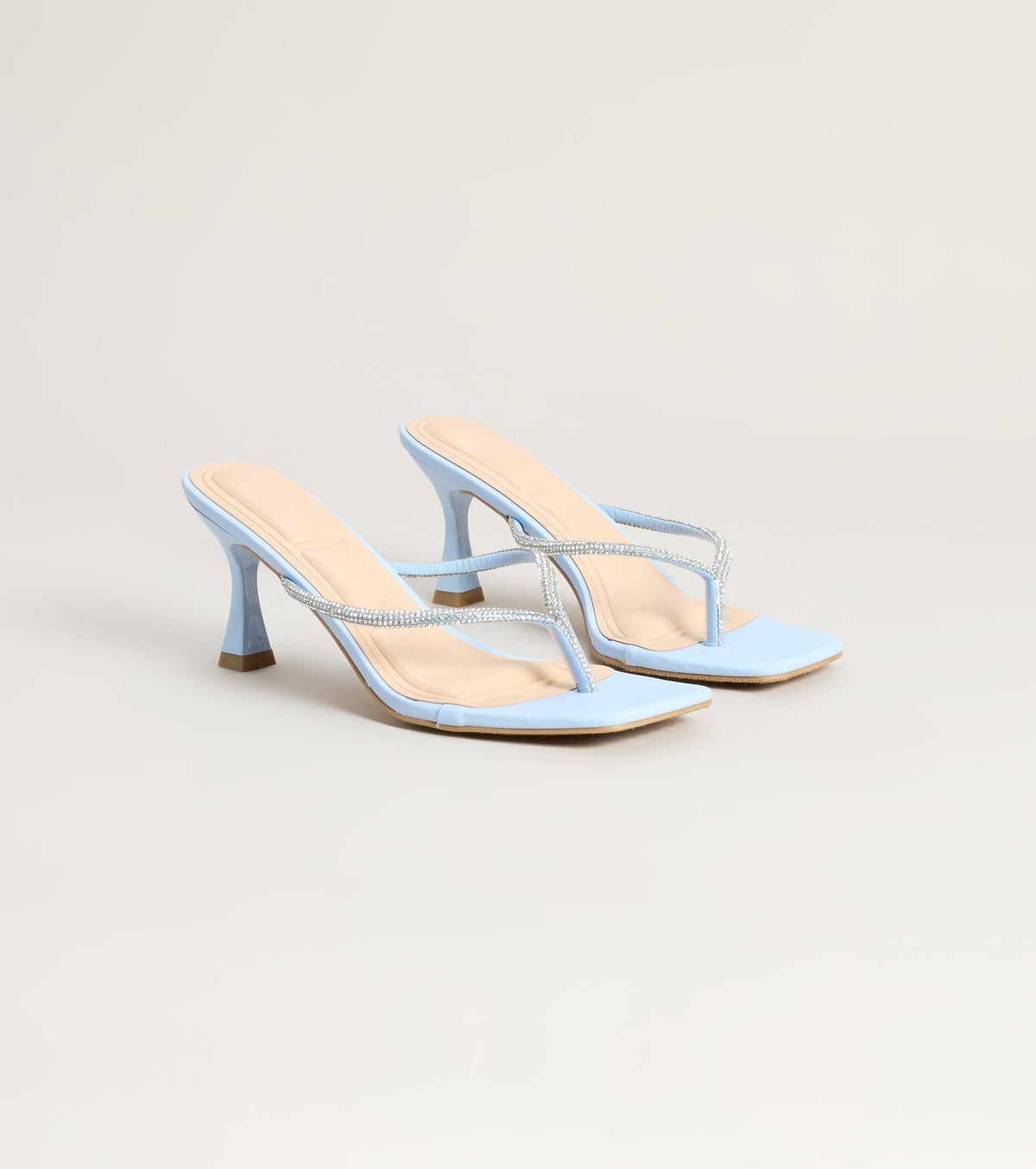 Ice Queen Rhinestone Kitten Heels