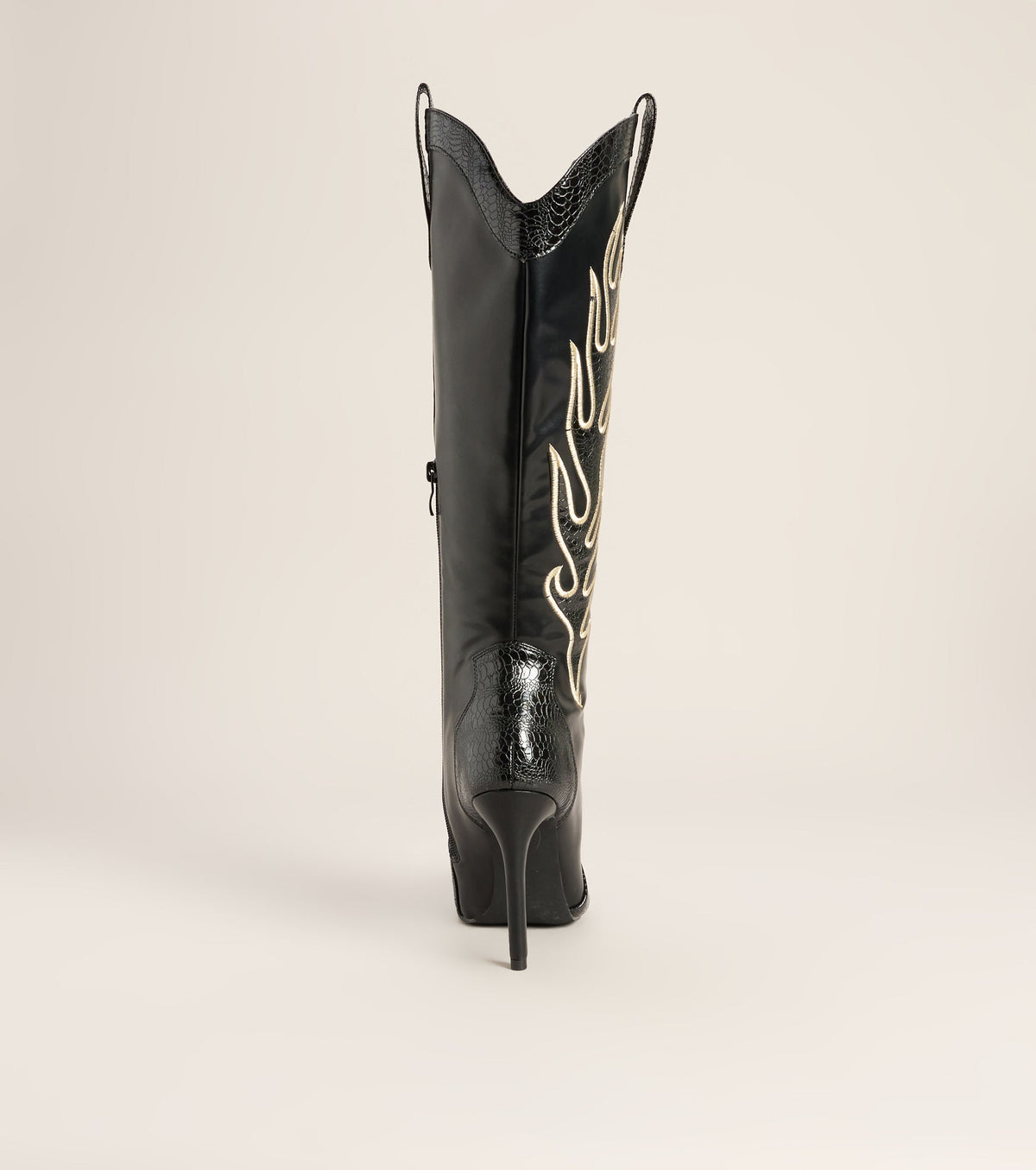 Front Row Flame Western Stiletto Boots