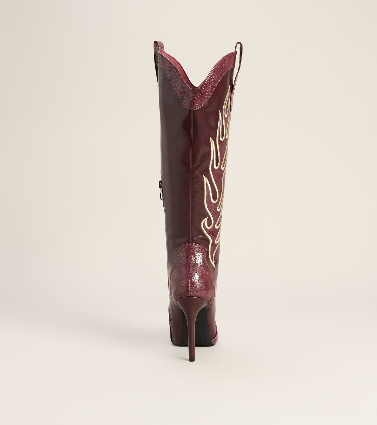 Front Row Flame Western Stiletto Boots