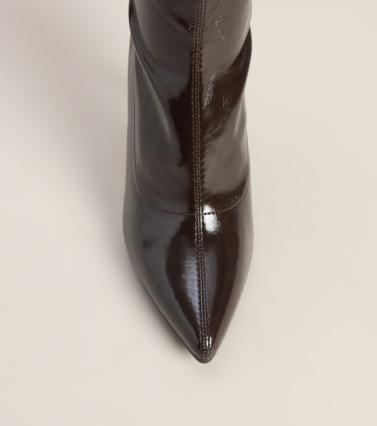 Sleek Stride Faux Leather Stiletto Booties