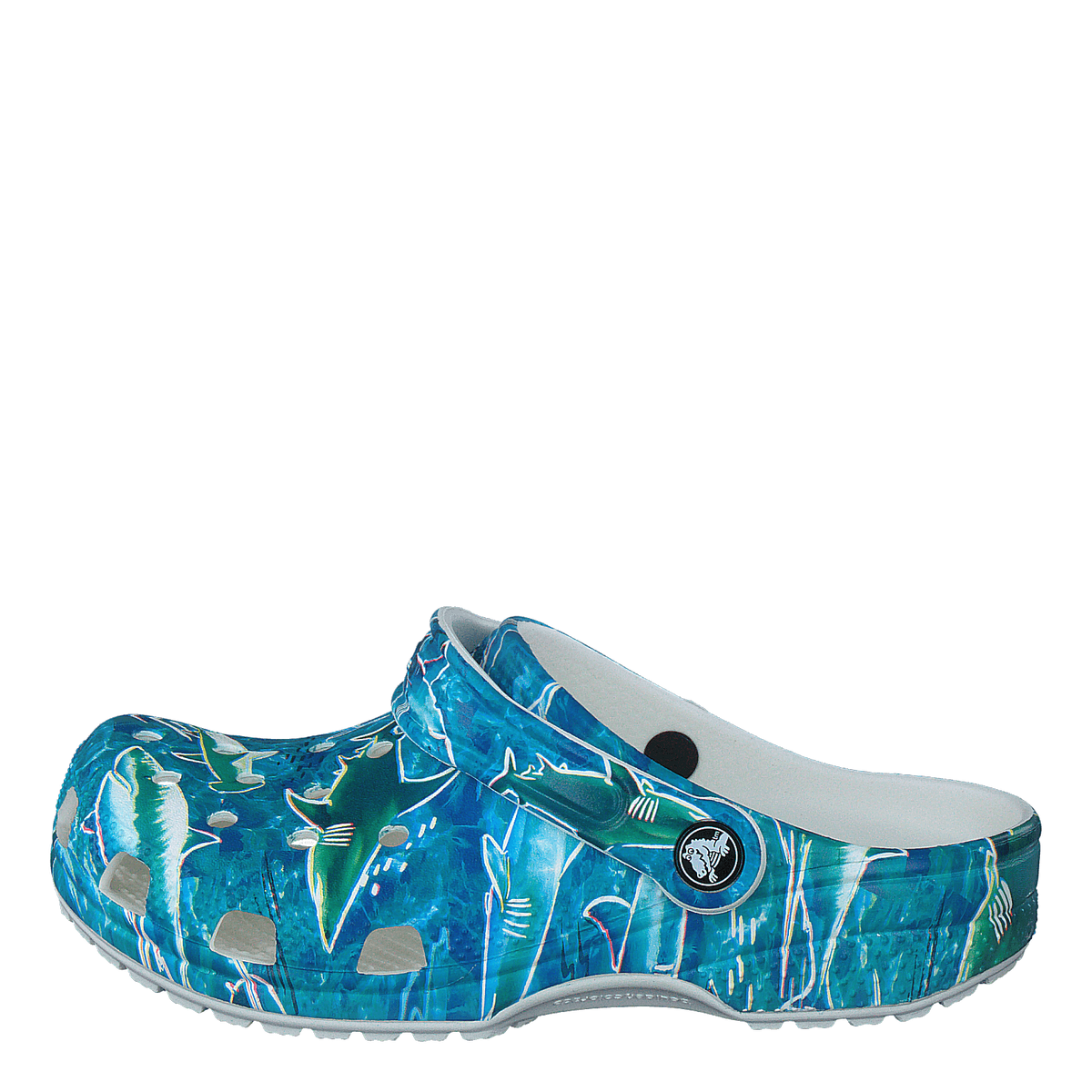 Classic Pool Party Clog K Shark/ocean