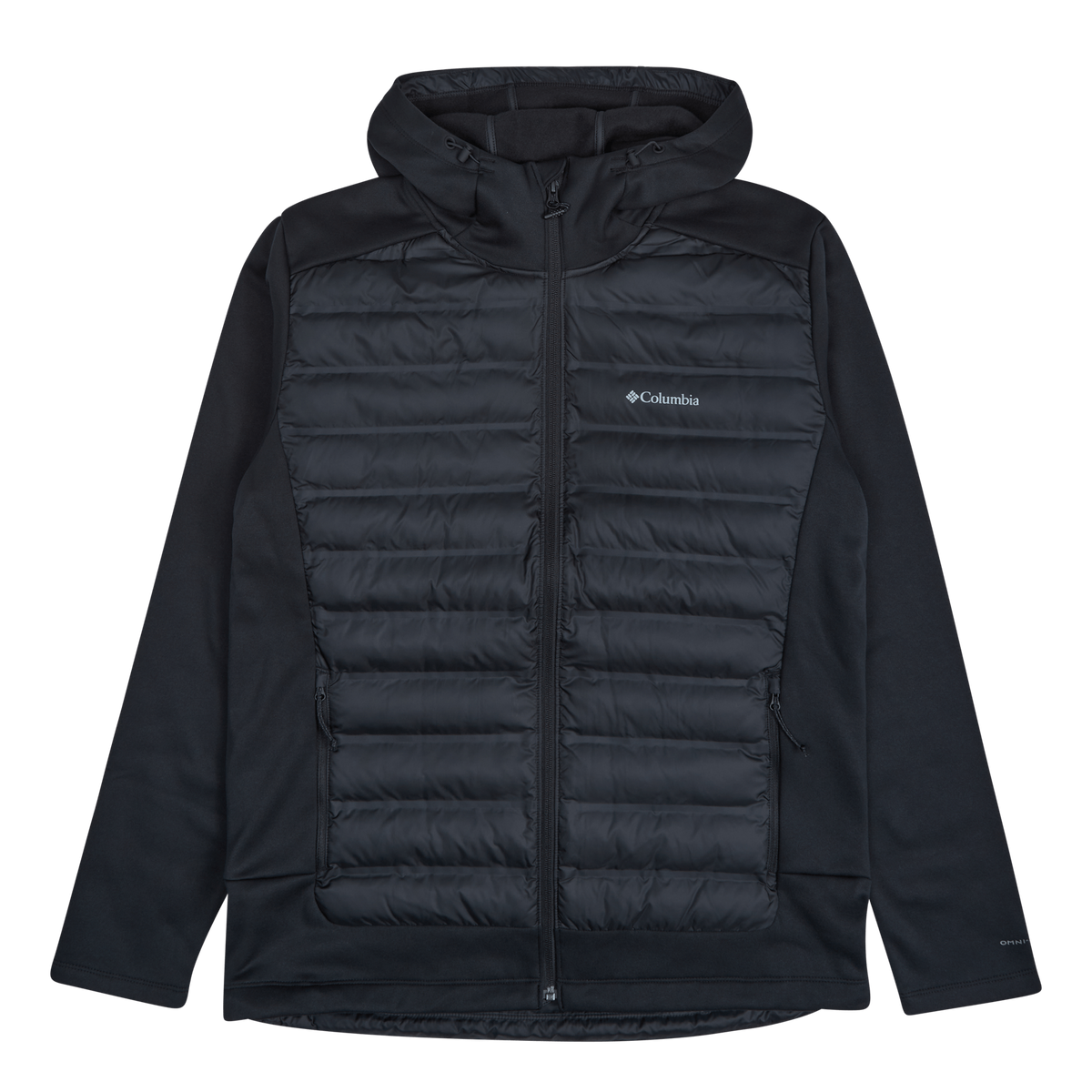 Out-shield™ Insulated Full Zip Shield Hybrid Hoodie-black