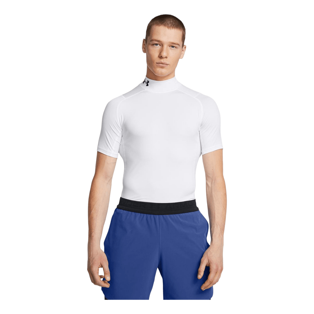 Ua Hg Armour Comp Mock Ss White