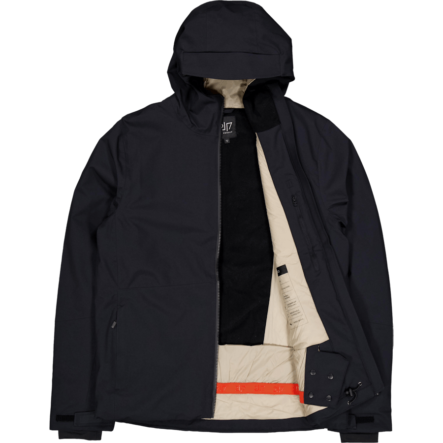 Men’S Light Padded Ski Jacket Kabo Black