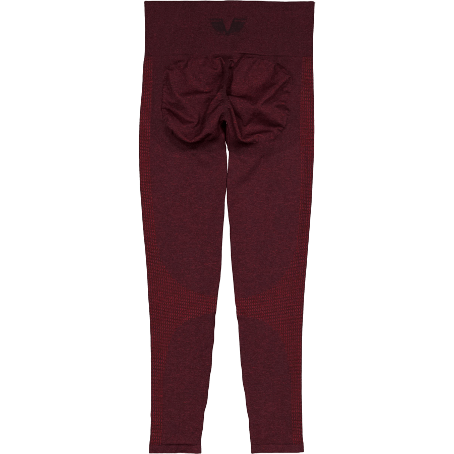 Seamless Booster Melange Tight Ruby