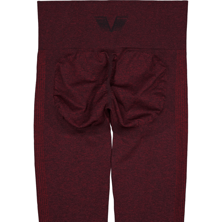 Seamless Booster Melange Tight Ruby