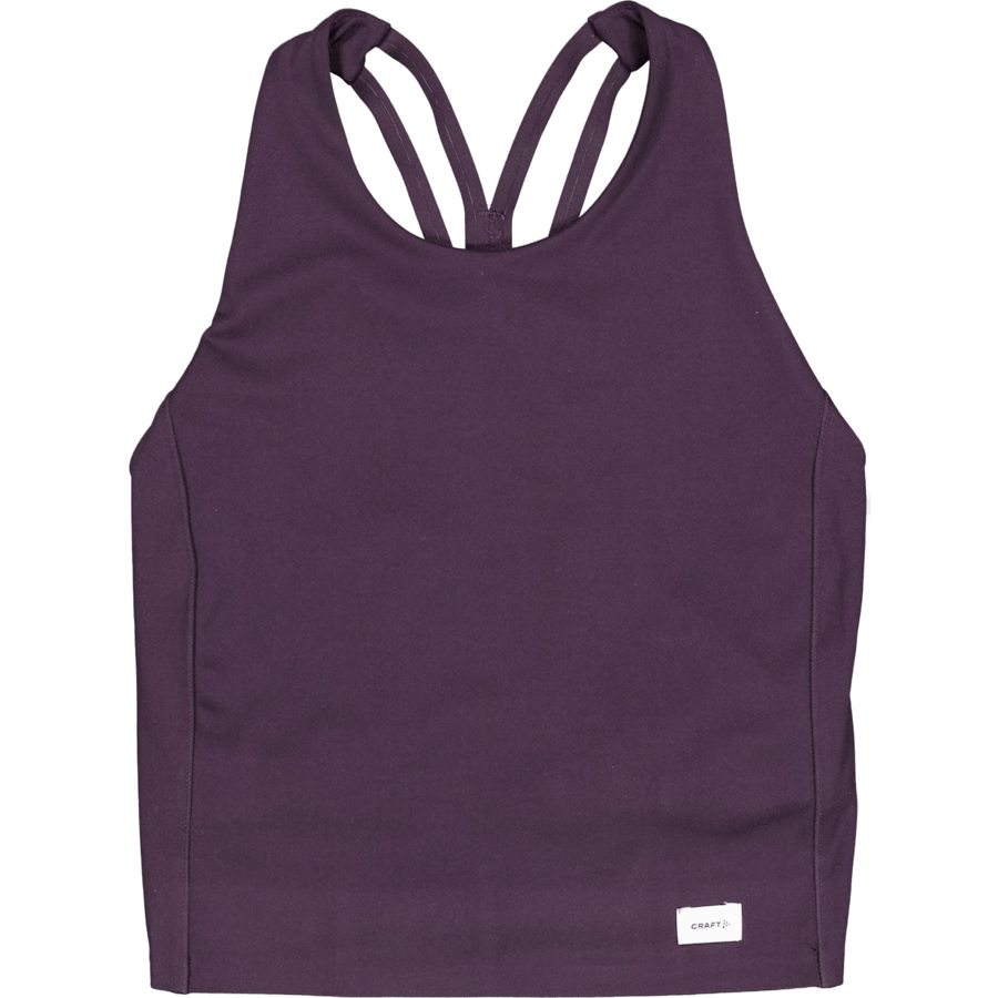 Collective Cropped Singlet W Dk Plum