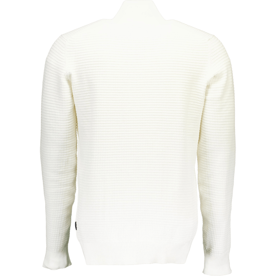 Half Zip Off White