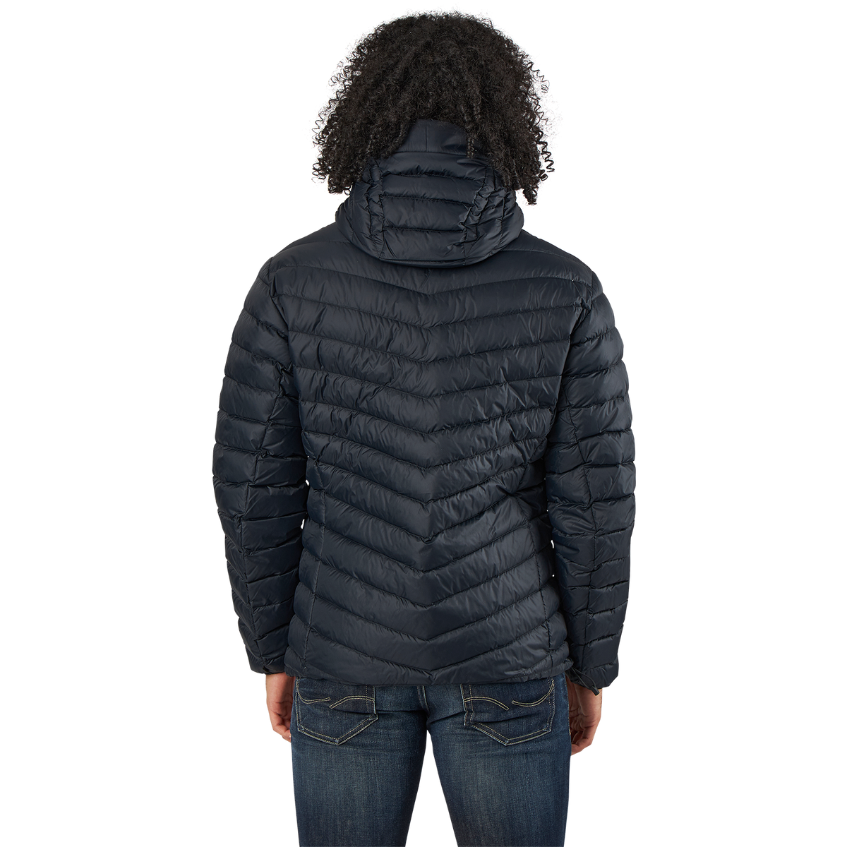 M Frost Down Hood Jacket Black