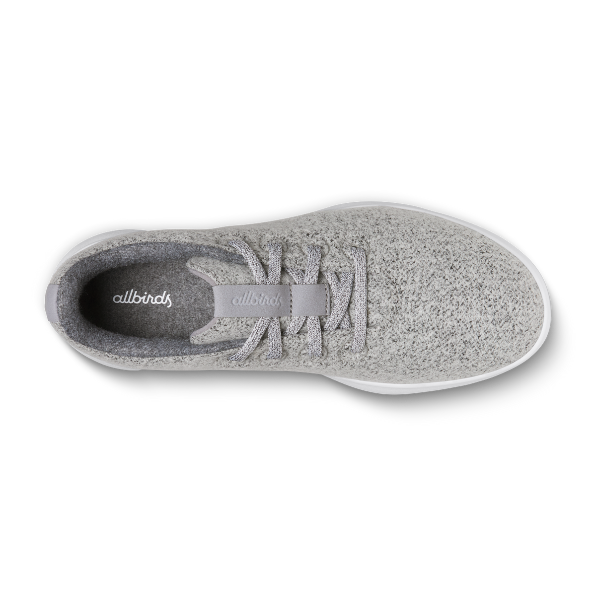 Men's Wool Runner NZ in Medium Grey with Blizzard Sole