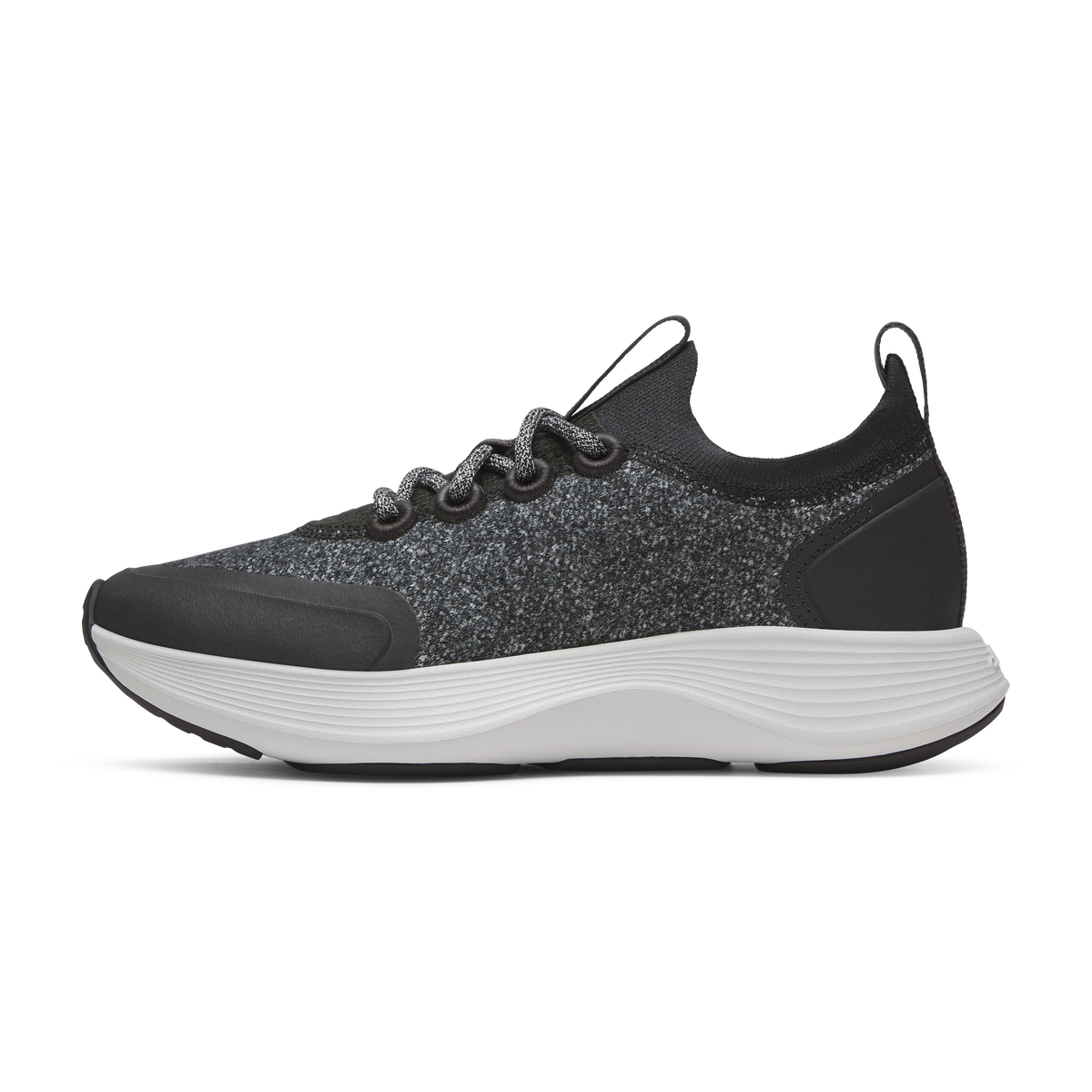 Women's Wool Strider in Dark Grey with Light Grey Sole